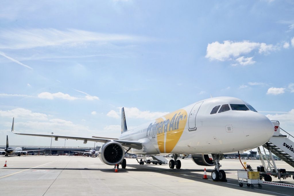 Primera Airbus A321NEO aircraft at London Stansted