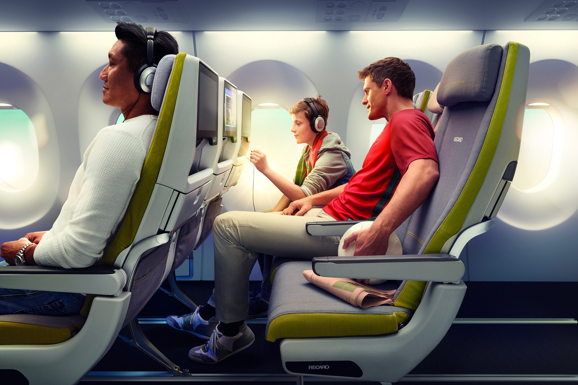 Recaro Aircraft Seating GmbH is developing a seat infused with a disinfecta...
