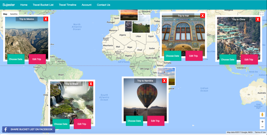 Sujester Screen Shot - House of Travel
