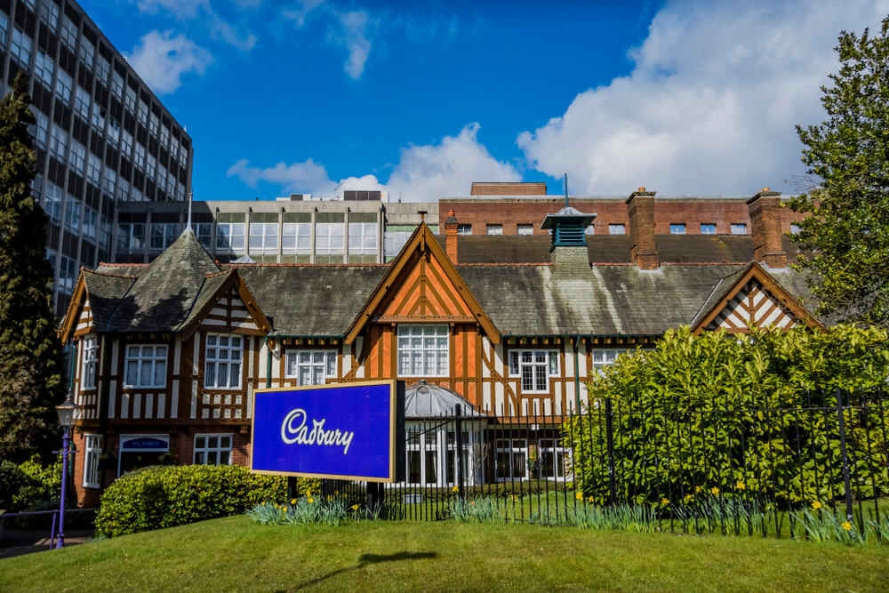 The Cadbury chocolate factory in Bournville, Birmingham