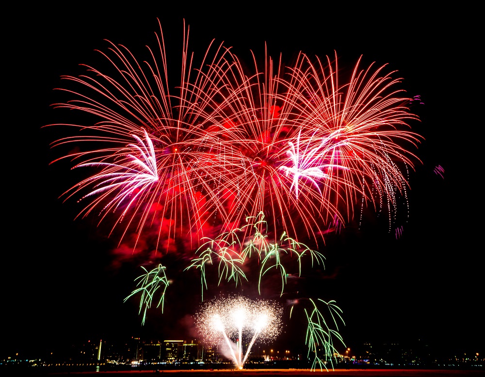 Eid Al Adha Fireworks - Yas Island