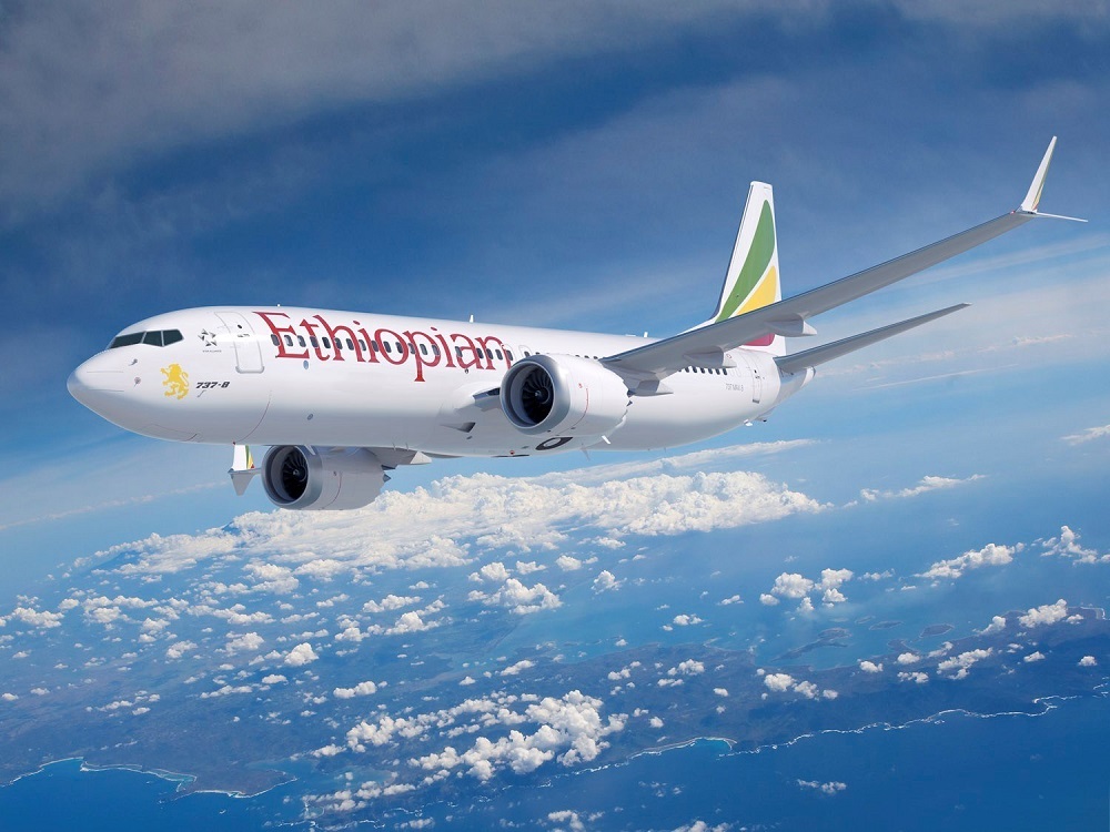 Ethiopian Airlines' first Boeing 737 MAX 8