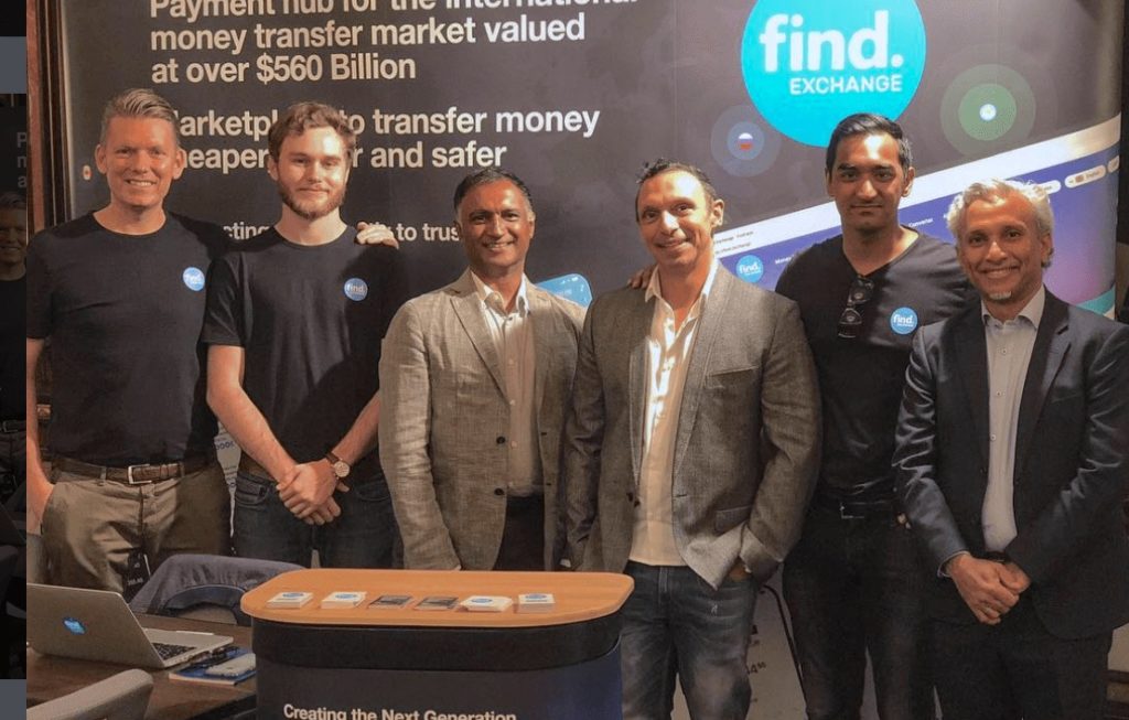 Ricky Lee and the find.exchange team in Dubai