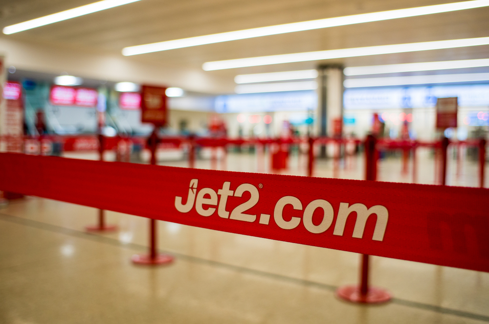 Jet2 check in counter