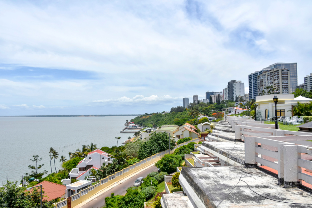 Maputo, the capital of Mozambique near the Indian Ocean