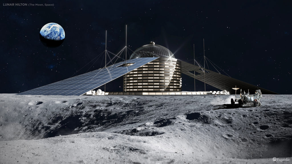 Lunar Hilton Hotel - 6 amazing hotels never built