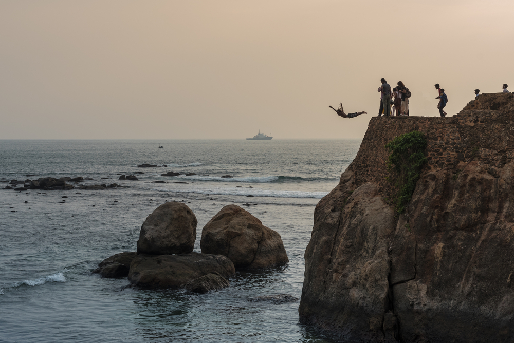 Amari Galle Sri Lanka - Flag Rock