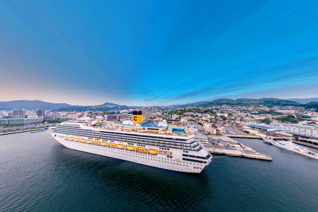 Costa Fortuna at Nagasaki Port