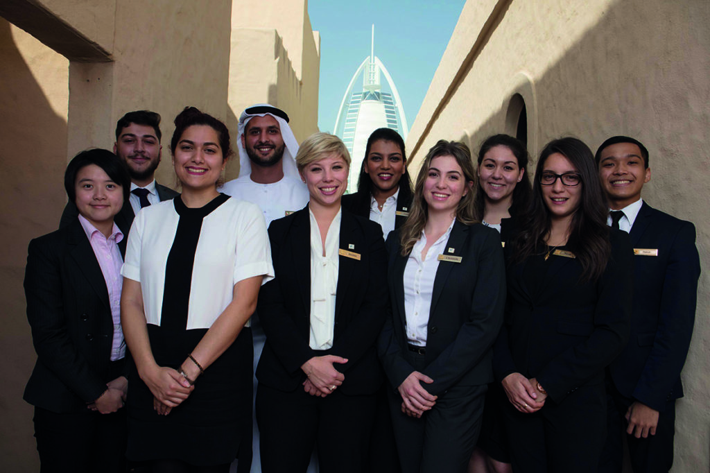 Students of Emirates Academy of Hospitality Management