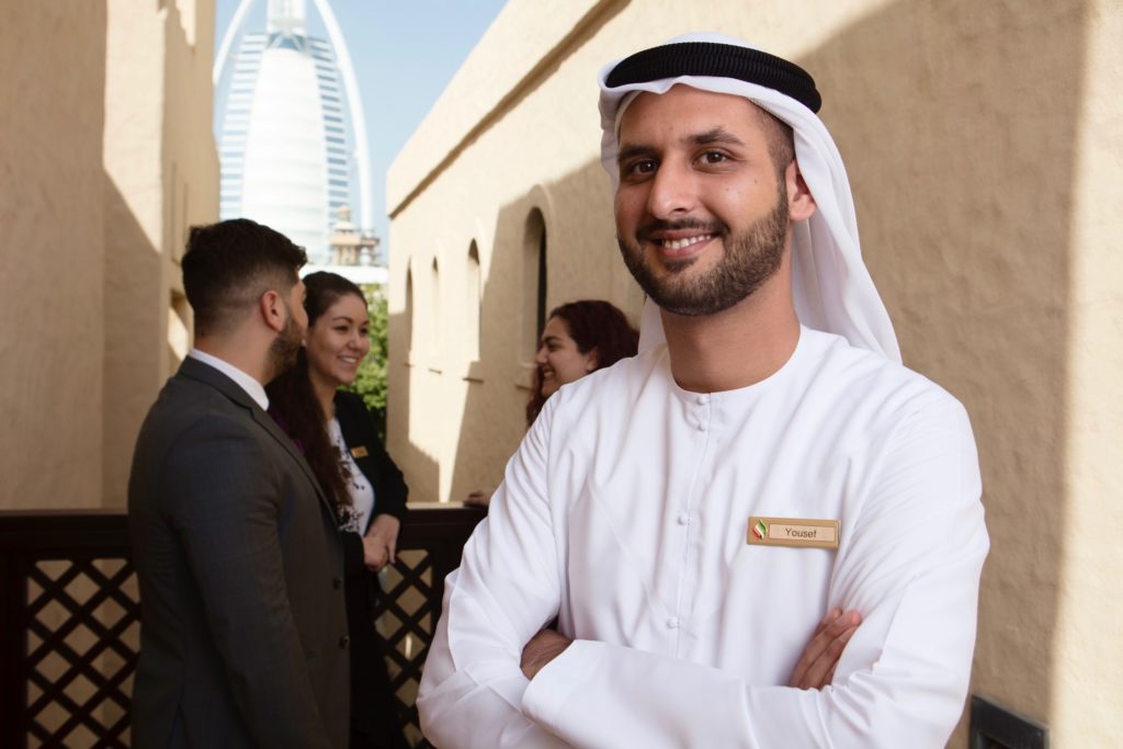 Yousef Monjazebi, an Emirati student of EAHM