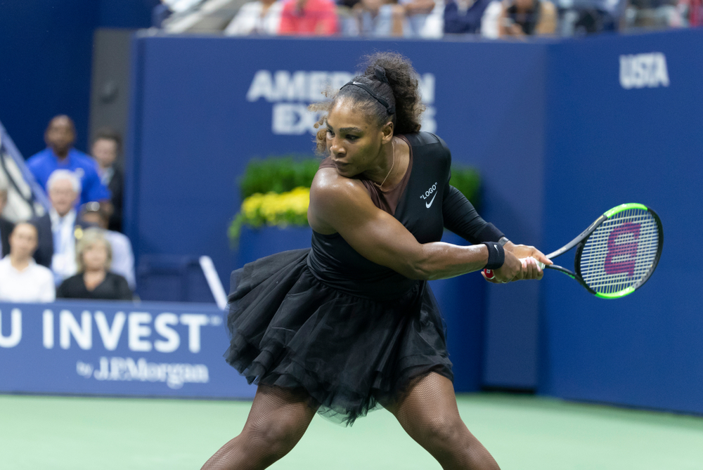 Serena Williams during the US Open 2018 women's single final