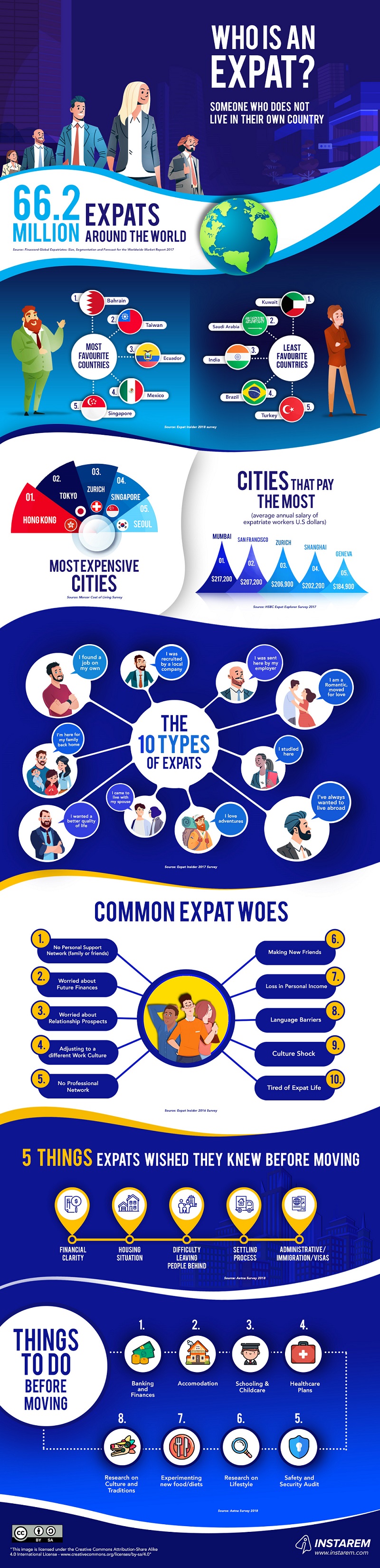 Expats Infographic