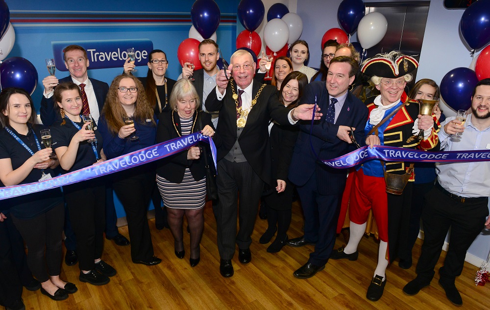 Travelodge ribbon-cutting ceremony