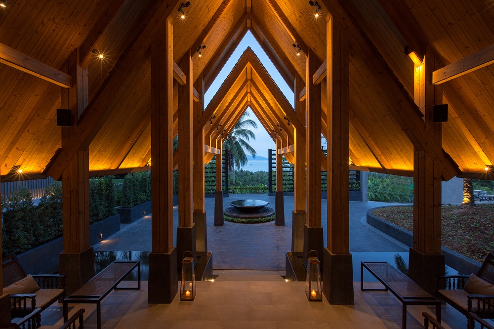 The lobby at Mantra Samui Resort