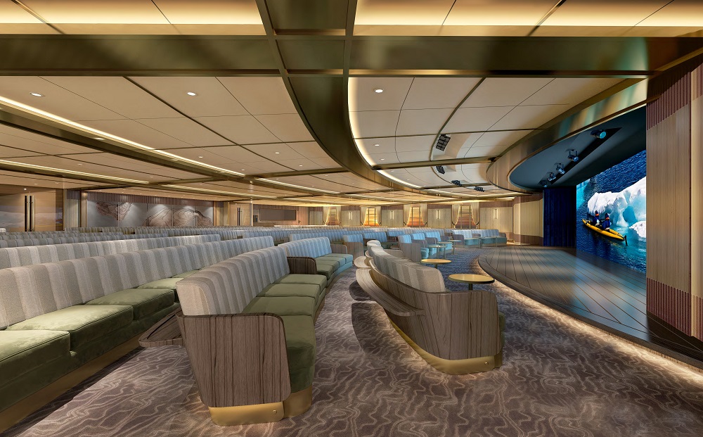 Seabourn expedition ships - Discovery Center rendering