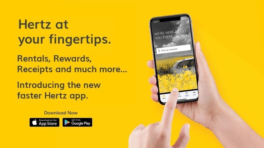 hertz travel agent website