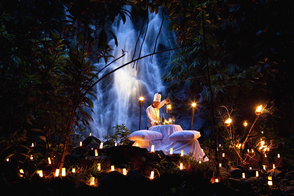 The Sarojin - Waterfall Dinner