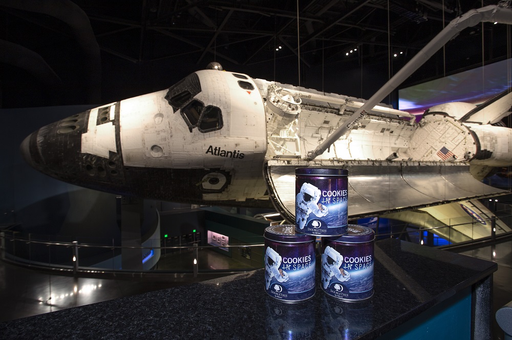 DoubleTree Cookie Tins at Kennedy Space Center