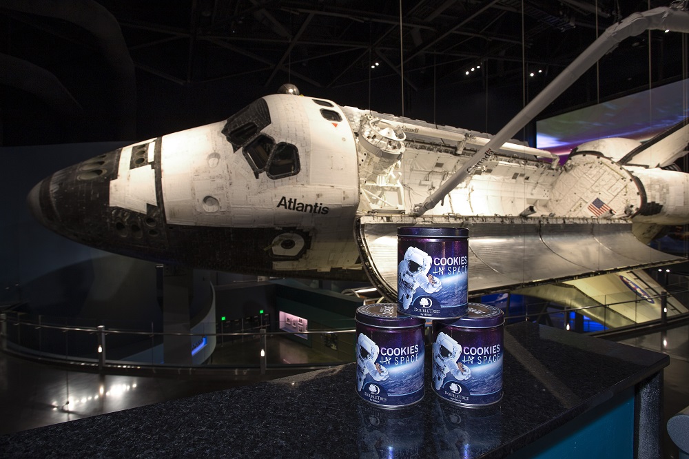 DoubleTree Cookie Tins at Kennedy Space Center