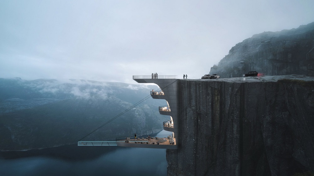 Cliff hotel - Norway