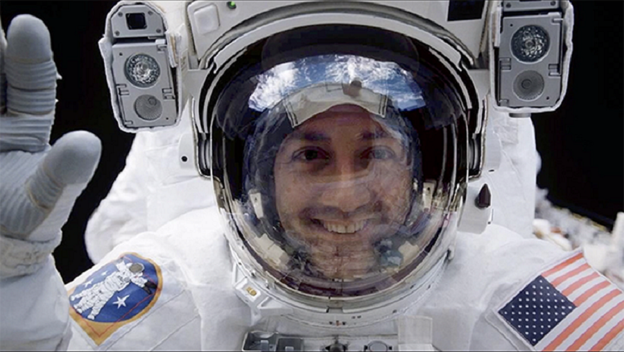 Mike Massimino - Hilton baking in space