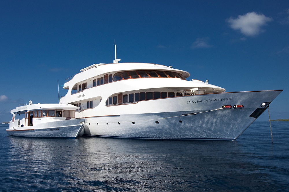 The MV Carpe Diem, the flagship of Carpe Diem Maldives