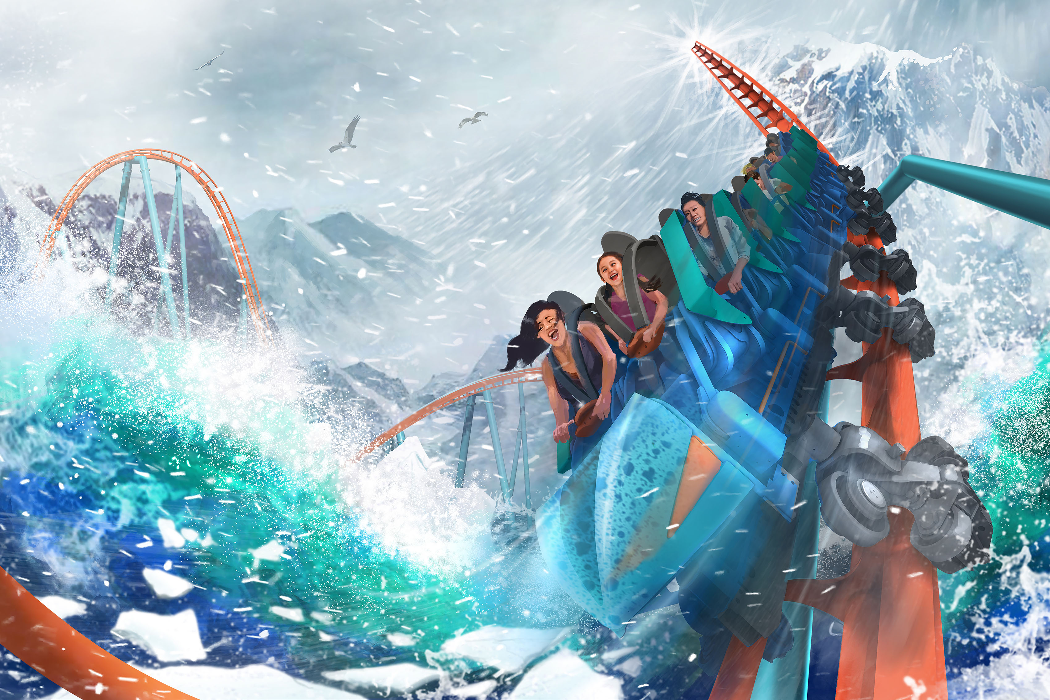 Adrenaline rush New roller coasters amplify thrills at Seaworld and