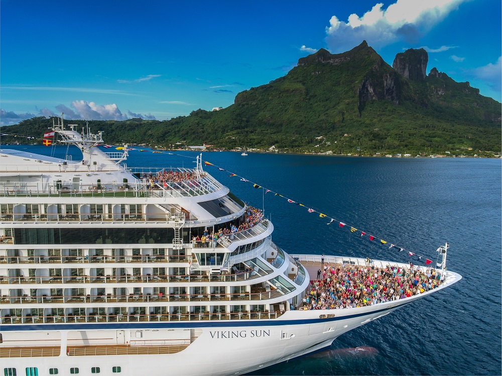 Viking Sun in Bora Bora, French Polynesia