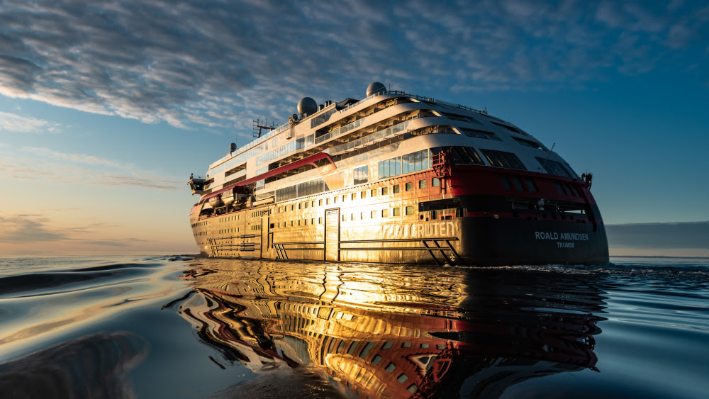 Hurtigruten's MS Roald Amundsen in the Northwest passage