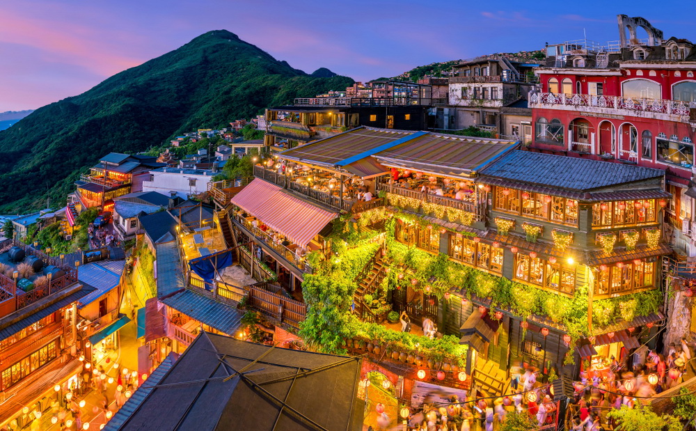 Jiufen Old Street Taipei Taiwan