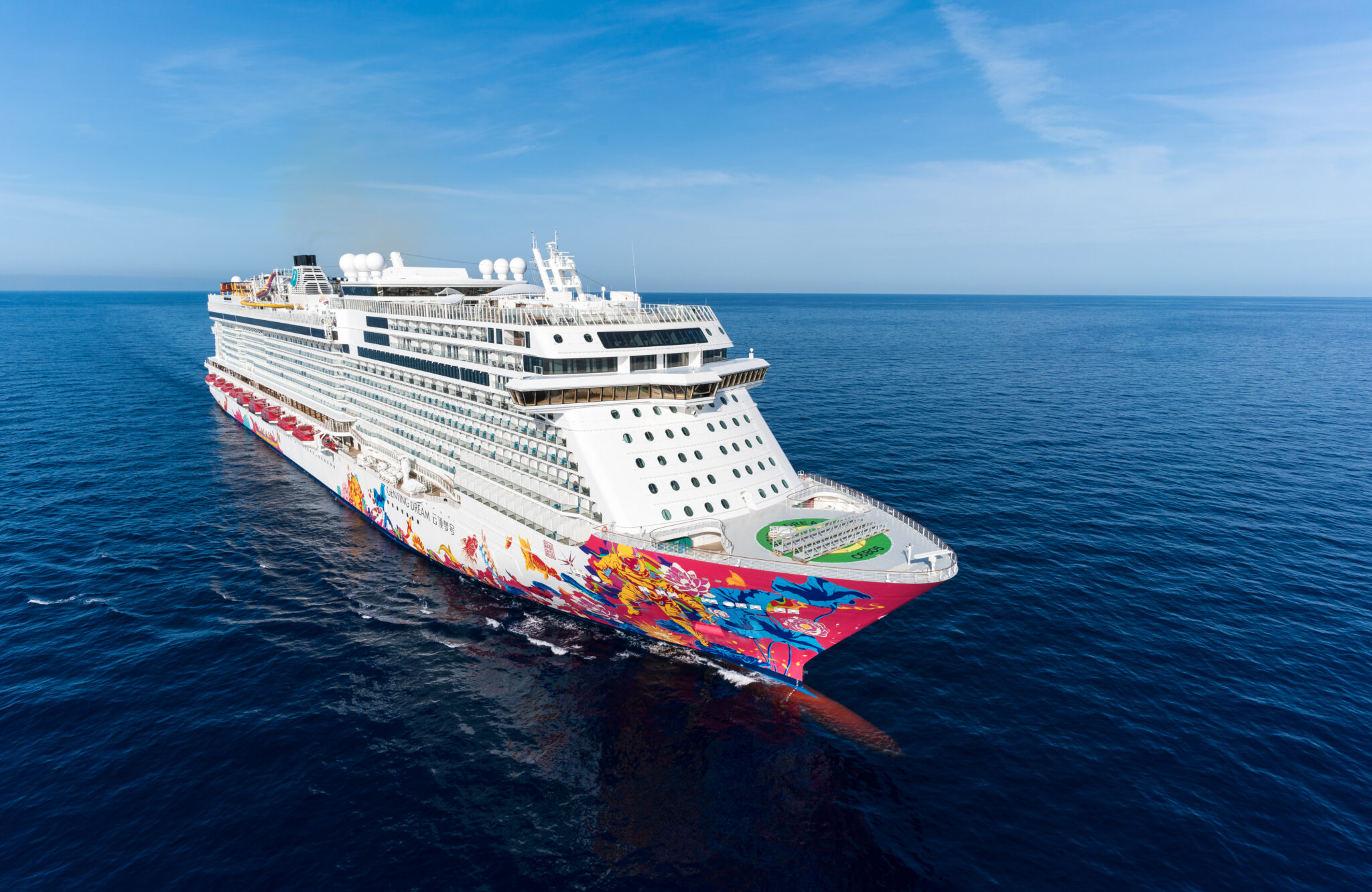 genting dream cruise route map