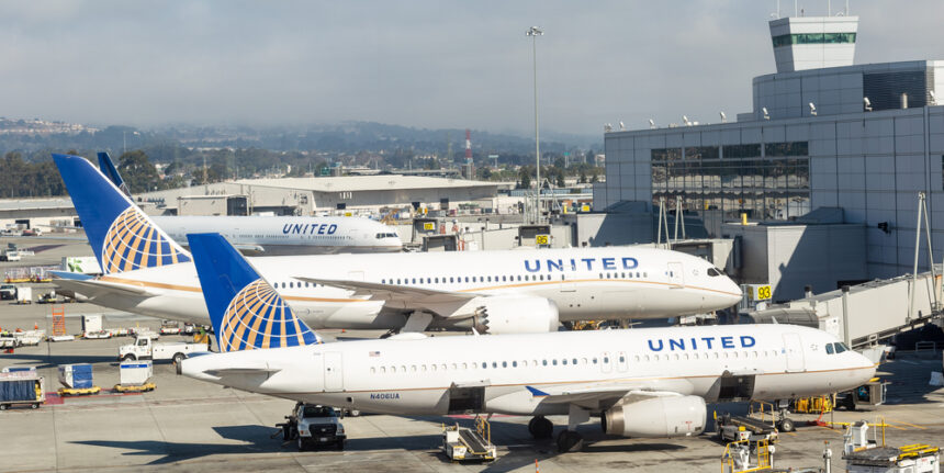San,Francisco,,California,-,July,24,,2018:,United,Airlines,Planes