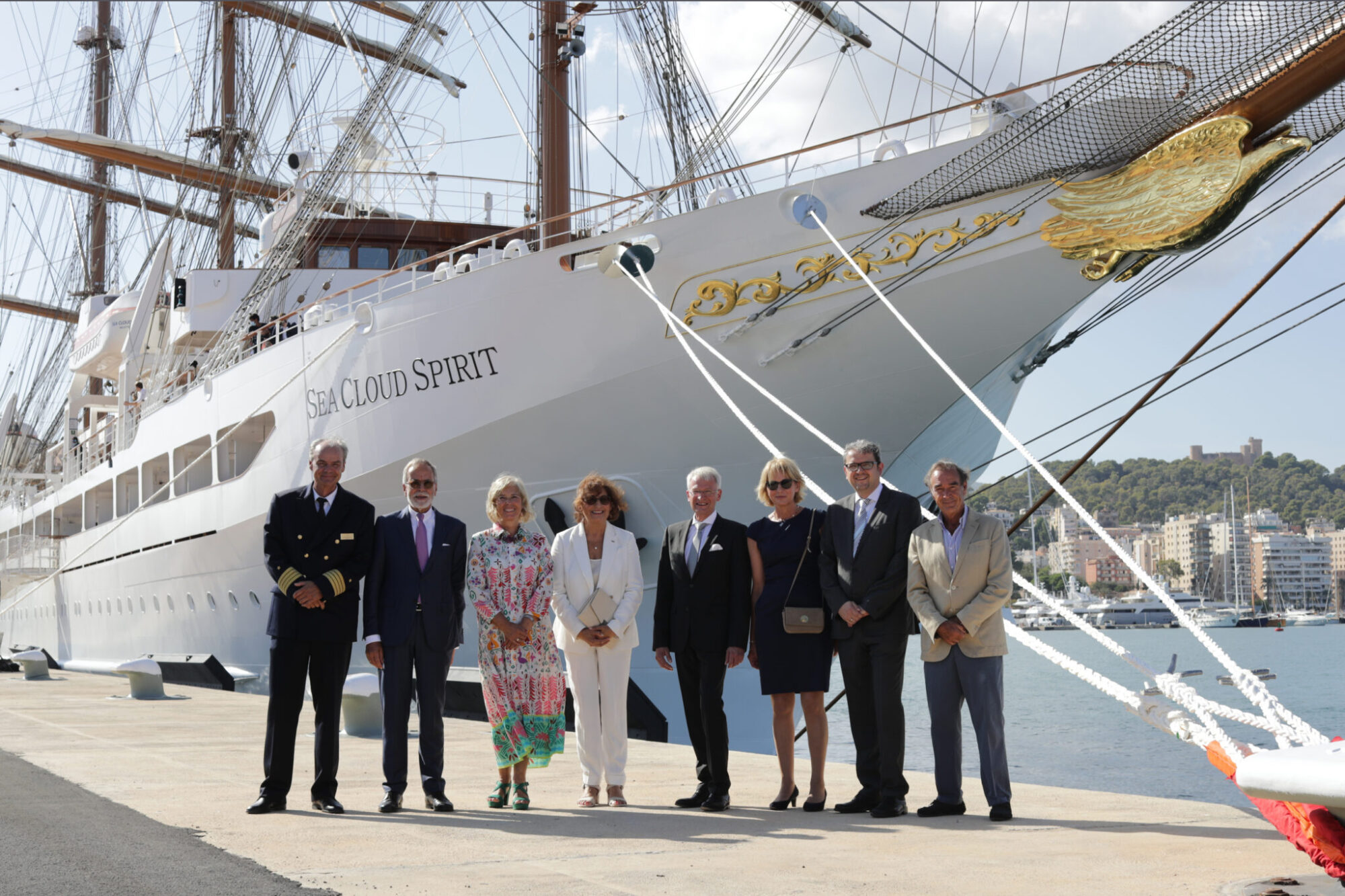 Sea Cloud Spirit Is christened and ready to cruise