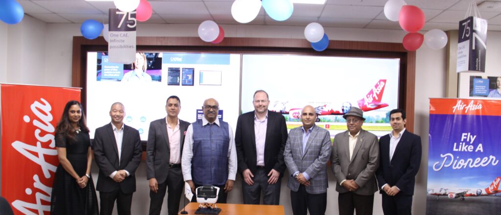 AirAsia India becomes the first airline in India to use the revolutionary AI powered CAE Rise™ Training System