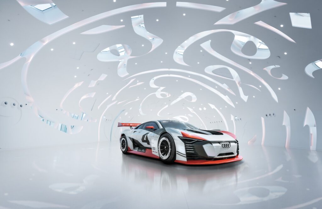 Museum of the Future showcases Audi e tron Vision Gran Turismo