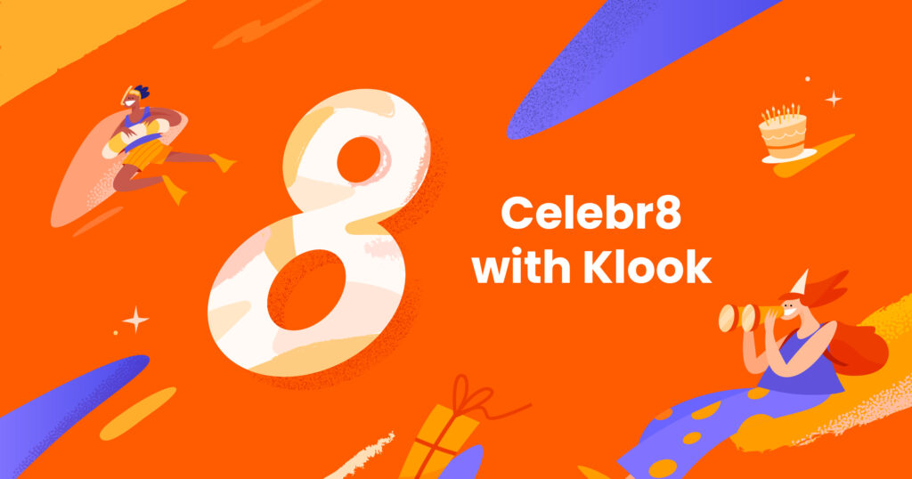 Klook 8th Birthday Key Visual