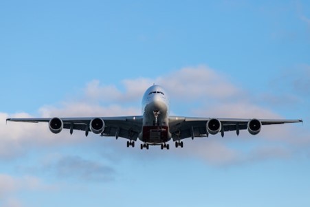 Airbus A380 Landing