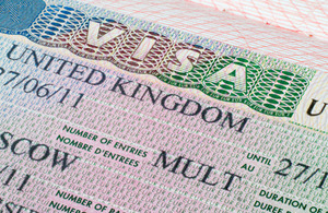 UK visa.