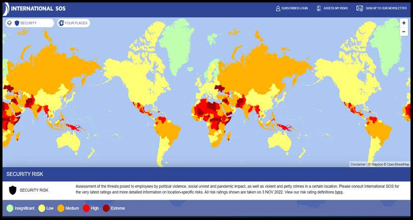 worst countries to visit 2023