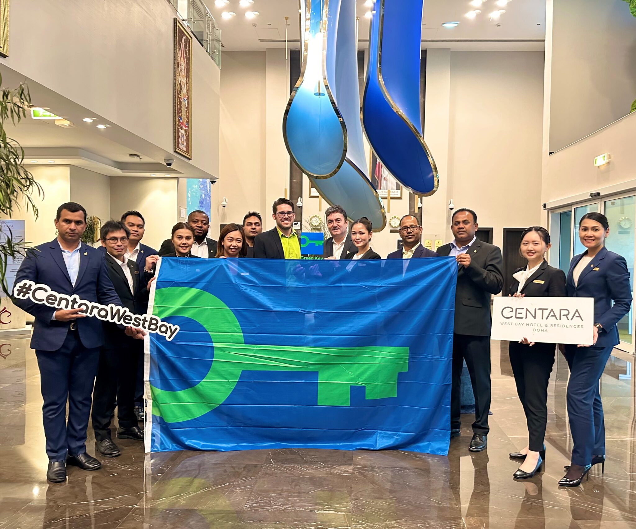 Centara West Bay Hotel & Residences Doha has been certified by the Green Key certification for